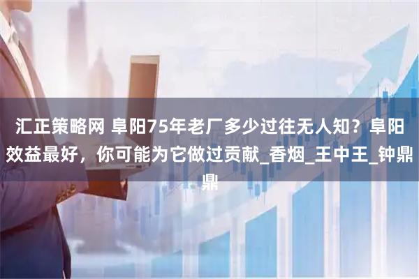 汇正策略网 阜阳75年老厂多少过往无人知？阜阳效益最好，你可能为它做过贡献_香烟_王中王_钟鼎