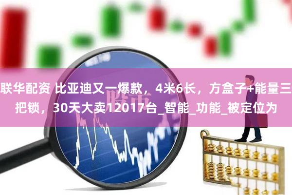 联华配资 比亚迪又一爆款，4米6长，方盒子+能量三把锁，30天大卖12017台_智能_功能_被定位为